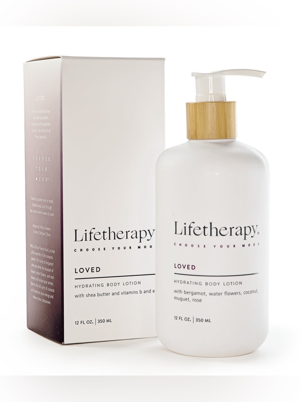 BRAND NEW therapy Lifetherapy Loved Hydrating Body Lotion ROSES